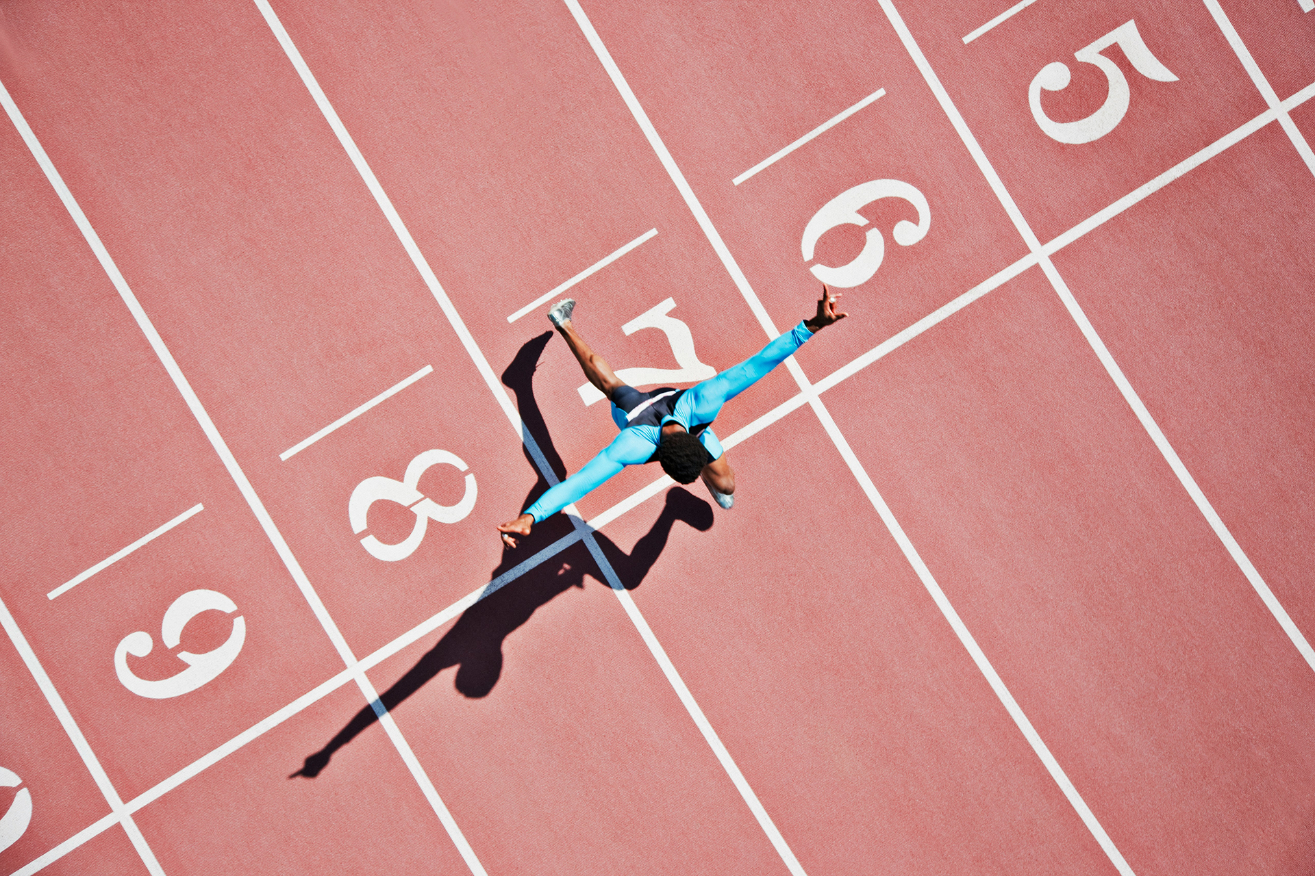 Finish first running