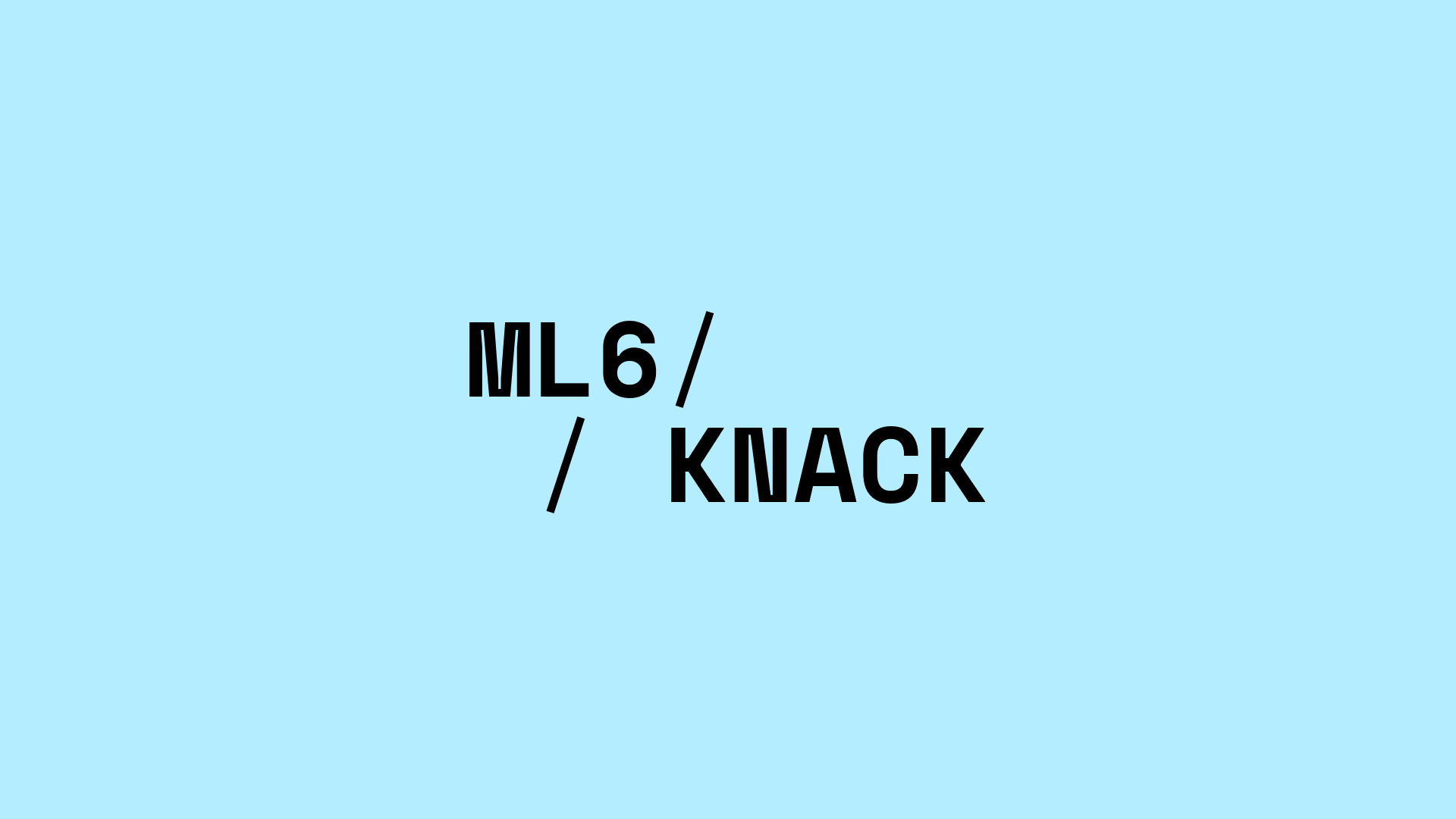 ML6 on knack